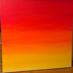 Vibrant Sunset Canvas Art